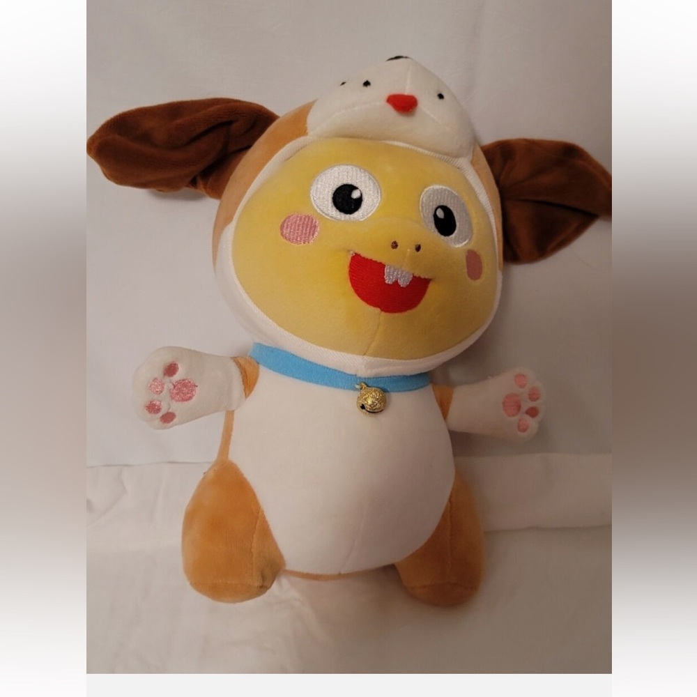 VIPKid Dino dog Stuffed Animal Plush Dinosaur Dino Costume Dog 11" tall EUC